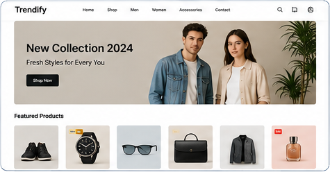 Trendify Store preview