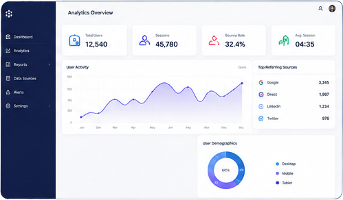 InsightFlow Analytics preview