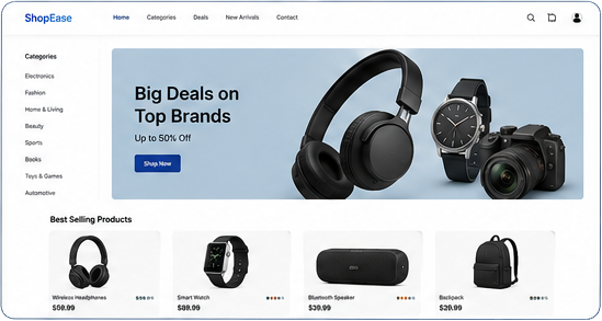 ShopEase Online preview